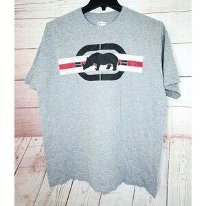 Men's Ecko Unltd Graphic Gray Cotton T-Shirt Size XL - Comfortable Streetwear Te